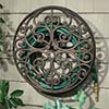 Decorative round hose holder