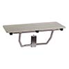 Designer wave pattern folding tub/shower seat