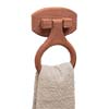 Teak towel ring
