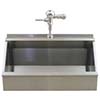 Stainless steel trough urinal