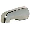 Chrome bathtub spout