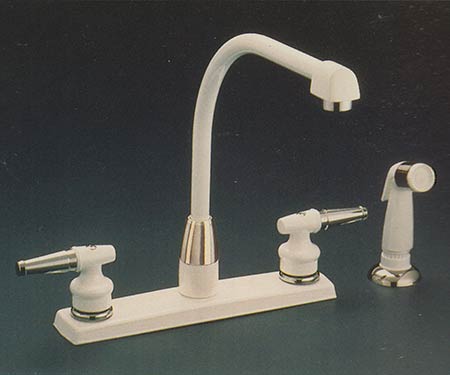 Valley two handle kitchen faucet
