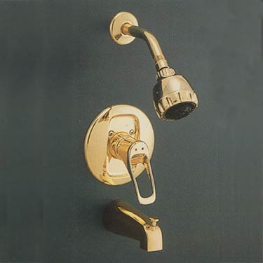 Valley single handle tub shower set