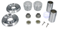 Photo of this chrome trim kit for Valley double handled showers