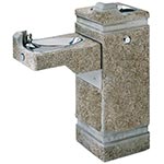 Vandal resistant index drinking fountain stone