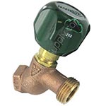 Vandal resistant index faucet lock handle