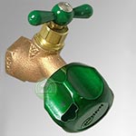 High-security faucet lock