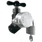 Vandal resistant index faucet lock quick