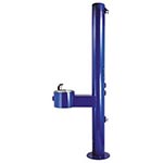 Pedestal outdoor showers