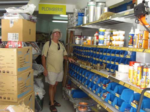 plumbing supplies on the island of Iles Des Saintes - Plomberie