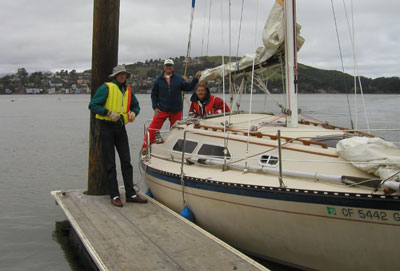 sailing to Angel Island with Ralph and John