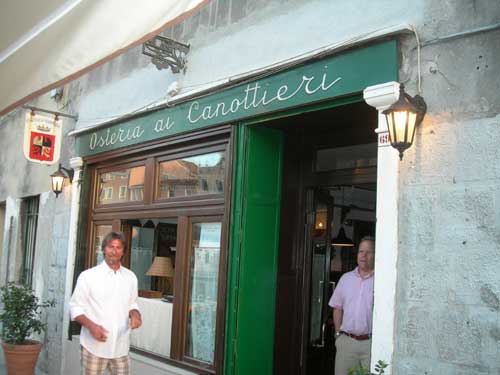 Osteria Ai Canottieri Venice Italy