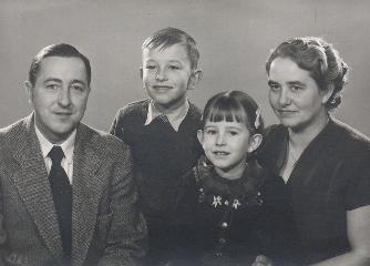 Vic's family in 1956