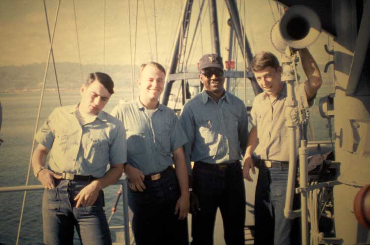 Vics fellow Navy guys on USS Arikara
