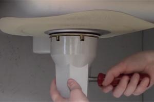 How to Install a Kitchen Sink Flange video thumbnail