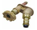 Woodford close coupled wall faucet