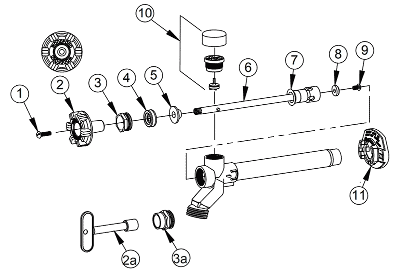 Woodford Freezeless Outdoor Faucet Spigot Model 17