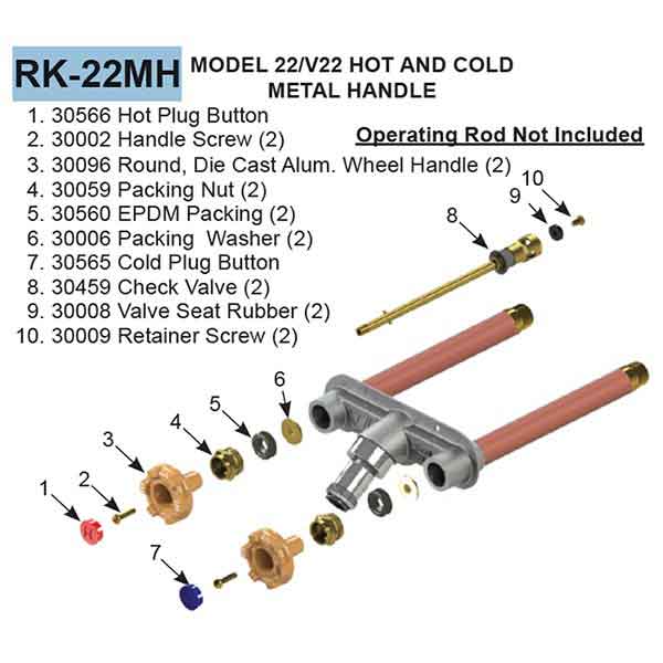Woodford repair kit RK-22MH