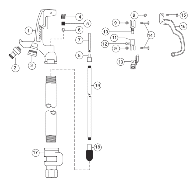 Woodford yard hydrant y2 parts