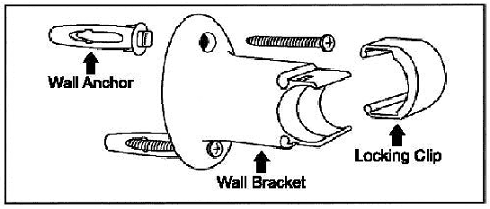Heated towel rail mounting bracket online
