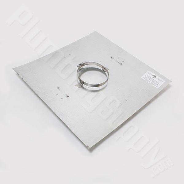 gas vent system - fire stop support