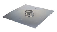 gas vent system - fire stop support
