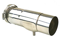 gas vent system - horizontal drain pipe