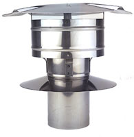 gas vent system - rain cap with wind band