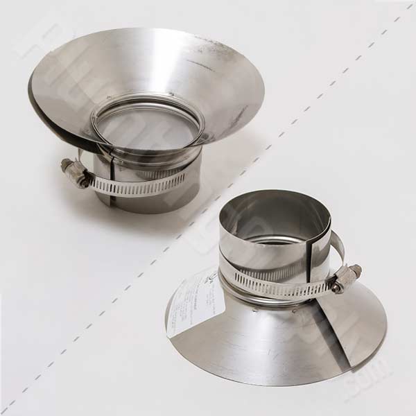 gas vent system - storm collar