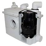 Qwik Jon macerating toilet system