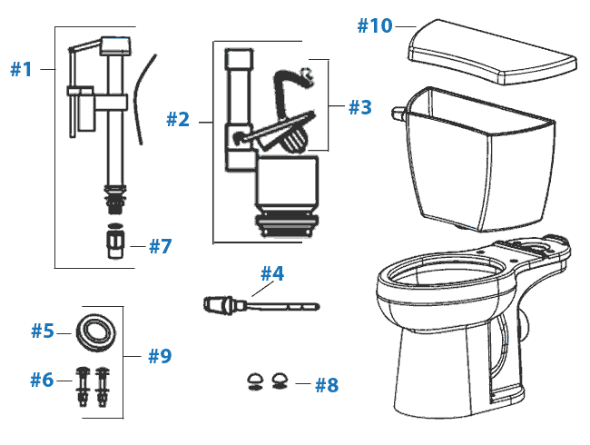 Qwik Jon Ultima 202 Replacement Parts Diagram